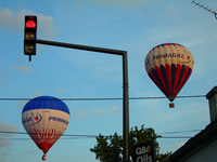Hot air balloons wait for no-one